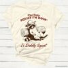 The Only Squat Im Doing is Diddly Squat Raccoon Shirt Natural S 1 1
